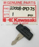 Nos Genuine Kawasaki Motorcycle Ignition Key # KE125 KE175 KS125 KL250. Fixed Price $12.54.