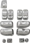 Drag Specialties 0610-0807 Chrome Switch Button Covers Caps For Touring 14-23. Fixed Price $73.08.