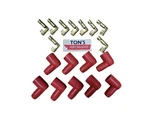 Ignition Socket Distributor Boots & Terminals Kit Set Right Angle 90 Red. Fixed Price $15.99.