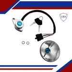 Ignition Switch Fuel Cap For Kawasaki Vulcan VN800 Classic Drifter 500 Ltd 01 Us. Fixed Price $59.50.