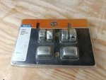 Genuine Harley Davidson Chrome Switch Caps 71500110. Fixed Price $45.32.