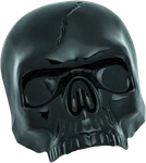 Kuryakyn Skull Horn Cover Black For Harley Touring Models - Part 5731. Fixed Price $63.99.