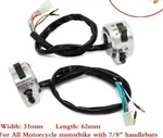 7/8" Motorcycle Switch Horn+high/low+start+turn Signal Left+right Side--chrome. Fixed Price $39.77.