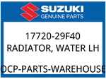Suzuki Oem Part 17720-29F40 Radiator Water L. Fixed Price $538.97.