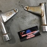 1982 Honda CB450 Fork Covers 51602-MC9-670 51606-MC9-670. Fixed Price $45.00.