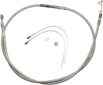Magnum Polished Braided High Efficiency Clutch Cable For 86-13 Harley Touring Xl. Fixed Price $141.57.
