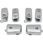 New Chrome Drag Specialties 6-PIECE Replacement Switch Cap Kit Harley-davidson. Fixed Price $34.38.