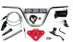 Bbr Motorsports Handlebar & Triple Clamp Kit Red 7/8" Fits Honda CRF50F/XR50R. Fixed Price $249.95.