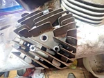 1971 Suzuki Cylinder Head. Fixed Price $29.99.