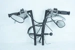 91 Harley Sportster Handlebars Left Turn Signal Right Start Kill Switch Controls. Fixed Price $381.74.