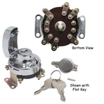 Chrome Ignition Switch For Harley Fat Bob Dashboard 71501-73T 15031. Fixed Price $32.25.