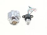 04-09 Honda VT750CA Shadow Aero Ignition Switch Cover Set 35100-MFE-671. Fixed Price $64.99.