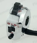 Motorcycle 7/8" High/low Beam Turn Signal Horn Left Switch Aluminum Chrome. Fixed Price $29.77.