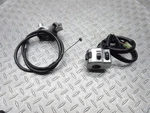 2006 04-16 Yamaha Vstar XVS650 Left Switch Handlebar Clutch Perch Cable Lot. Fixed Price $65.09.