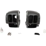 Drag Black 1/4" Handlebar Control Switch Housing Kit Harley Flhr 96-07. Fixed Price $135.91.