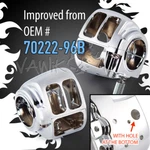 Vawik Chrome Switch Housing Fits Harley 07-10 Dyna Super Glide Softail Custom. Fixed Price $49.00.