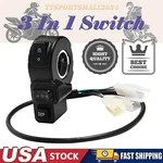 Headlight Turn Signal Horn 3 In 1 Switch For Electric Scooter E-bike Atv Bicycle. Fixed Price $13.99.