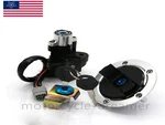 Ignition Switch Lock Fuel Gas Cap Key Set Fit Suzuki GSF1250S Bandit 2007-2011. Fixed Price $52.61.