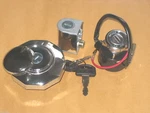 Honda CB100 CL100 Ignition Switch Steering Lock Gas Tank Cap Set. Fixed Price $36.69.