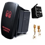 Adrenaline Cycles Dual Back Lit Led Red Reverse Light Rocker Switch On Off #acrl. Fixed Price $9.99.