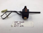 Oem 1987 Honda Elite 150- Right Hand Control Assy Lever Start Kill Switch. Fixed Price $29.99.