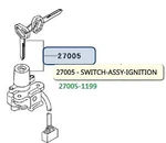 Kawasaki Oem 96-03 Ninja ZX-7R Ignition Switch 27005-1199. Fixed Price $236.97.
