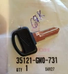 *1EA Oem Honda Key Blank Right Cutout Some CT110'S Atc's 35121-GW0-731 (R2159). Fixed Price $12.88.