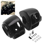 Black Handlebar Switch Housing Control Kit For Harley Touring Softail Fxr. Fixed Price $34.99.