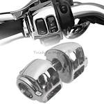 Chrome Handlebar Control Switch Housing Cover Kits For Harley Softail Heritage. Fixed Price $36.83.