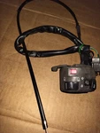 Kawasaki ZZR600 Ninja ZX9R ZX900 ZX12 Left Bar Switch Control 46091-1857. Fixed Price $25.00.