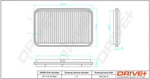 Dr!ve+ DP1110.10.0630 Air Filter For Suzuki. Fixed Price $17.17.