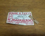 Nos Kawasaki H1 H2 F5-9 Left Switch Knob Spring 46031-006 (SPB7). Fixed Price $5.50.