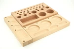 Fly Tying Wooden Tool Station Organizer Fishing Workbench Stand. Fixed Price $30.07.