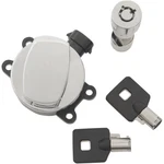 Drag Specialties Side Hinge Ignition Switch With Fork Lock Chrome 2106-0248. Fixed Price $151.89.