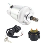 Starter Motor With Ignition Key Switch For Kawasaki Prairie 4X4 KVF400 Relay. Fixed Price $50.39.