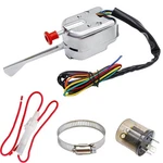 Universal Turn Signal Switch With Flasher, 12V Chrome Street Hot Rod. Fixed Price $26.99.