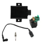 Cdi Ignition Coil Spark Plug&solenoid Relay For Kawasaki Bayou KLF220A 96-02. Fixed Price $42.99.