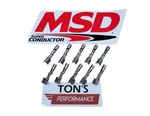 Msd 34605-10 Spark Plug Wire Set Straight Double Crimp Only. Fixed Price $13.90.