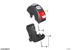 Combination Switch Right Bmw-motorrad (61318567718). Fixed Price $143.43.