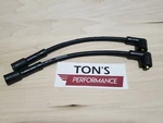 Black Moroso Ignition Plug Wires Harley 88-03 Sportster 883 1200 Coil Relocation. Fixed Price $24.95.