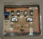 Harley-davidson Genuine Chrome Switch Caps 71804-03 6PC Xl,dyna,st,flhr. Fixed Price $25.00.