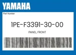 Yamaha Genuine Panel, Front 1PE-F3391-30-00. Fixed Price $30.99.