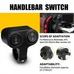 Dual 22MM Handle 7/8IN Bar Rocker Switch On/off High Low Light Waterproof. Fixed Price $10.94.