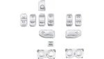 Drag Specialties Switch Cap Kit 12 Piece Motorcycle Street Bike 0616-0392. Fixed Price $81.57.